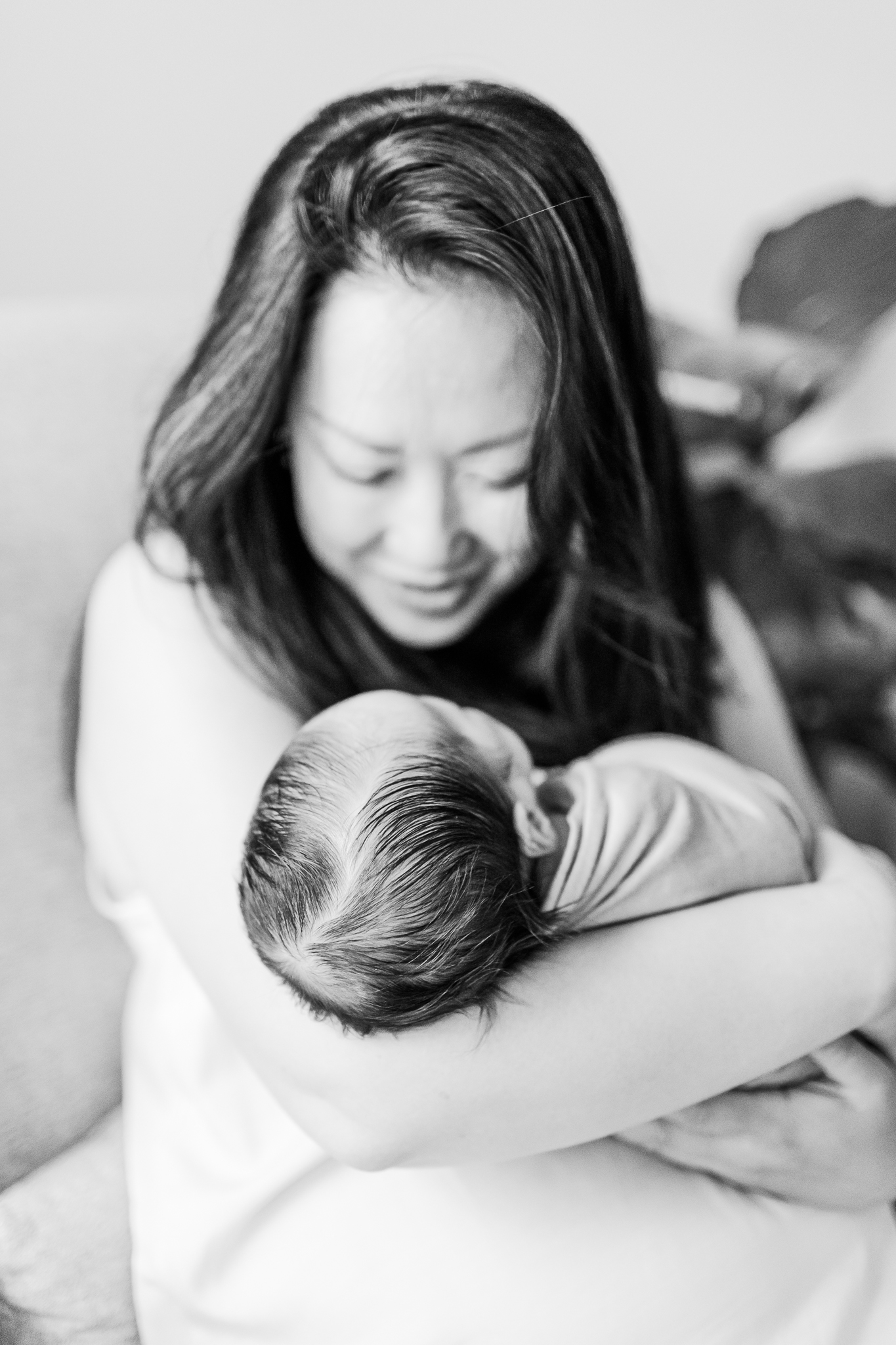 Boston newborn photographer - in-home newborn photo session
